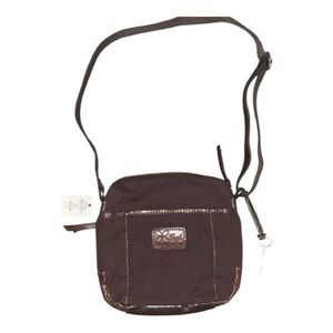 Fossil Dark Brown Crossbody Bag Genuine Leather